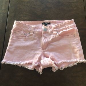 Forever 21 Pink denim shorts